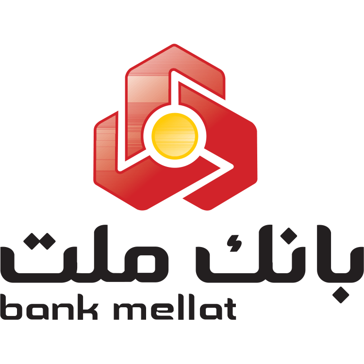 Mellat bank logo Vector